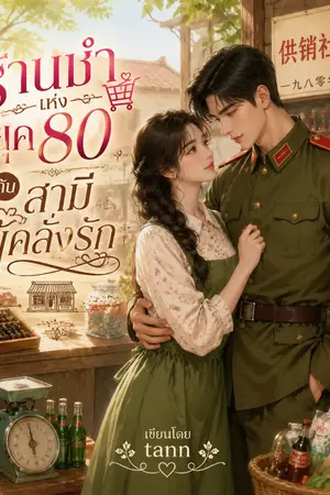 ปกนิยาย ร้าน​ชำแห่งยุค​80กับ​สามี​ทหาร​ผู้​คลั่งรัก
