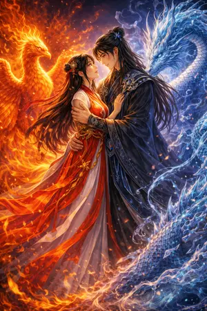 ปกนิยาย นกฟีนิกซ์กับมังกรวารีเทพ