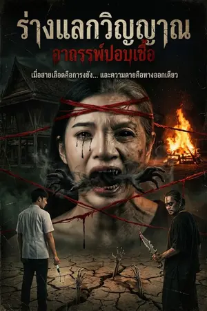 ปกนิยาย ร่างแลกวิญญาณ อาถรรพ์ปอบเชื้อ
