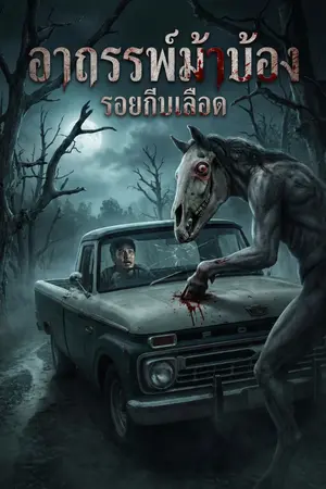 ปกนิยาย อาถรรพ์ม้าบ้อง รอยกีบเลือด