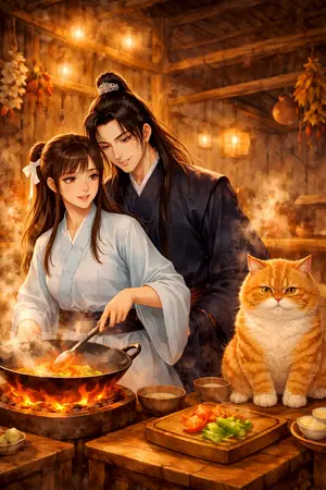 ปกนิยาย เกิดใหม่ครานี้ ข้าขอเป็นเพียงสาวใช้ว่างงานที่มีของกินเต็มมิติ