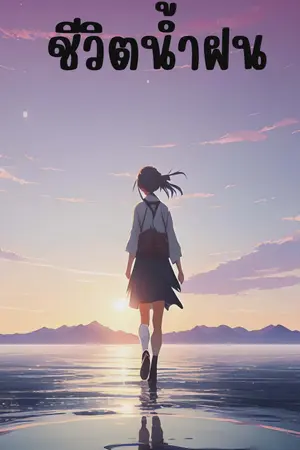 ปกนิยาย ชีวิตน้ำฝน