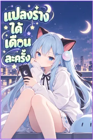 ปกนิยาย (นิยายแปล) แปลงร่างได้เดือนละครั้ง
