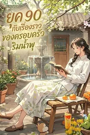 ปกนิยาย ยุค 90 กับเรื่องราวของครอบครัวริมน้ำพุ