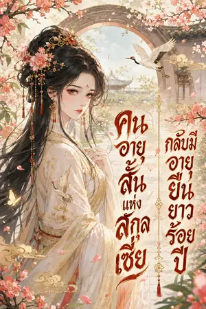 ปกนิยาย คนอายุสั้นแห่งสกุลเซี่ยกลับมีอายุยืนยาวร้อยปี