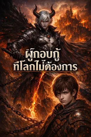 ปกนิยาย ผู้กอบกู้ที่โลกไม่ต้องการ(• The savior the world doesn't need.)