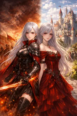 ปกนิยาย ราชาผู้พิชิตหวนคืนในร่างของลูกสาวดยุก  (The Conquering King Returns in the Form of the Duke’s Daughter)