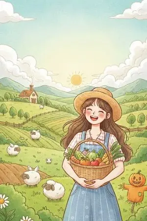 ปกนิยาย เศรษฐีนีวันสิ้นโลกเริ่มต้นด้วยการขายข้าวถุงละ 5 ผลึกแกนคริสตัล