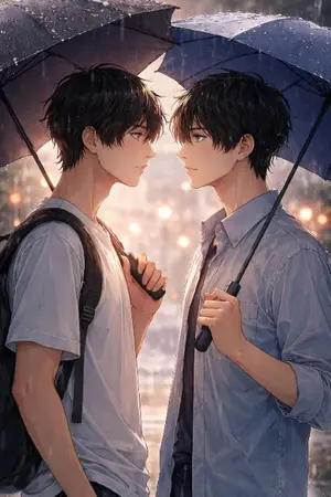 ปกนิยาย ฤดูฝนที่เราเจอกัน