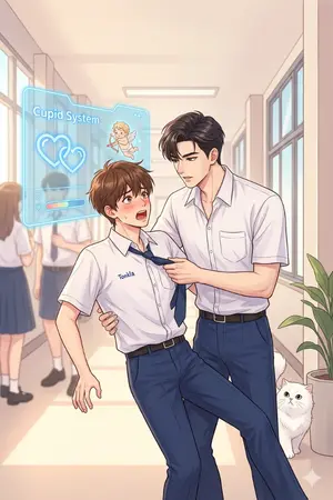 ปกนิยาย กามเทพฝึกหัดกับภารกิจรัก (ที่ผิดฝาผิดตัว) Oops! The Cupid System is Broken