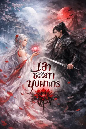 ปกนิยาย เงาชะตาบุปผามาร