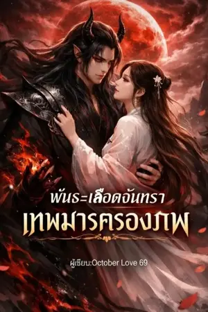 ปกนิยาย พันธะเลือดจันทรา เทพมารครองภพ
