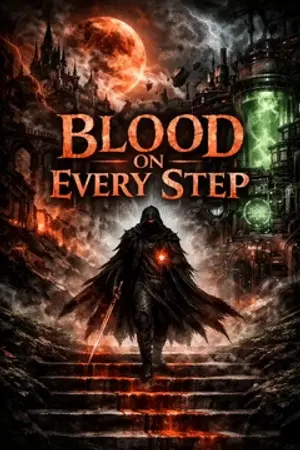 ปกนิยาย BLOOD ON EVERY STEP