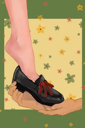 ปกนิยาย รองเท้าใหม่ใกล้ฝัน | The blooming times