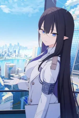 ปกนิยาย กลายเป็นปีศาจแห่งคิโวทอส [Blue Archive X BioShock]