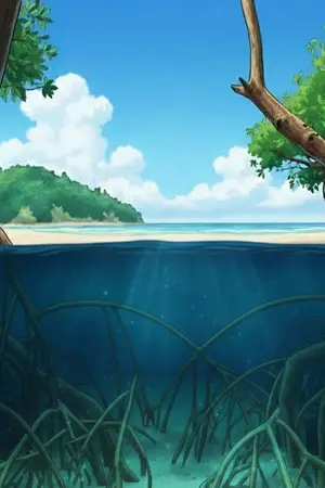 ปกนิยาย รากเร้นร่าง (The Mangrove Sanctuary)