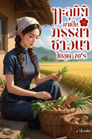 ปกนิยาย ทะลุมิติมาเป็นภรรยาชาวนาในยุค 70's