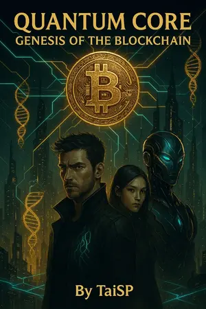 ปกนิยาย QUANTUM CORE — GENESIS OF THE BLOCKCHAIN