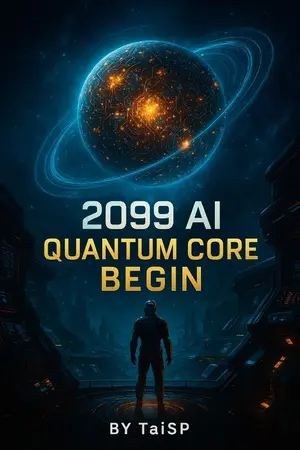 ปกนิยาย 2099 AI QUANTUM CORE - QUANTUM CORE BEGIN
