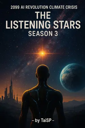 ปกนิยาย 2099 AI REVOLUTION CLIMATE CRISIS: THE LISTENING STARS — SEASON 3