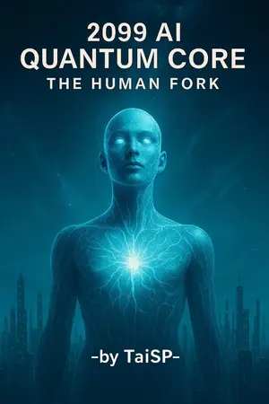 ปกนิยาย 2099 AI QUANTUM CORE: The Human Fork