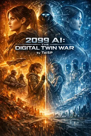 ปกนิยาย 2099 AI: The Digital Twin War