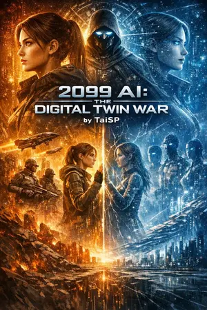 ปกนิยาย 2099 AI: The Digital Twin War