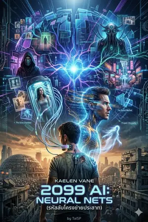 ปกนิยาย 2099 AI: Neural Nets (รหัสลับโครงข่ายประสาท)