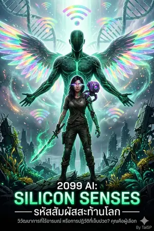 ปกนิยาย 2099 AI: Silicon Senses — รหัสสัมผัสสะท้านโลก
