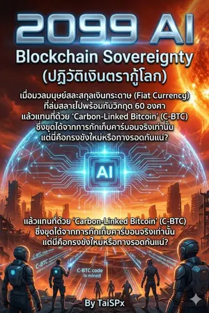 ปกนิยาย 2099 AI: Blockchain Sovereignty (ปฏิวัติเงินตรากู้โลก)