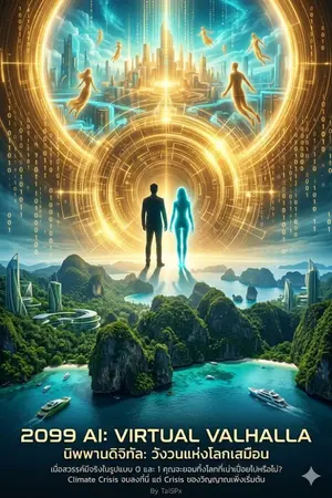 ปกนิยาย 2099 AI: Virtual Valhalla (นิพพานดิจิทัล: วังวนแห่งโลกเสมือน)