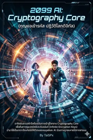 ปกนิยาย 2099 AI: Cryptography Core (กุญแจเข้ารหัส ปฏิวัติโลกดิจิทัล)
