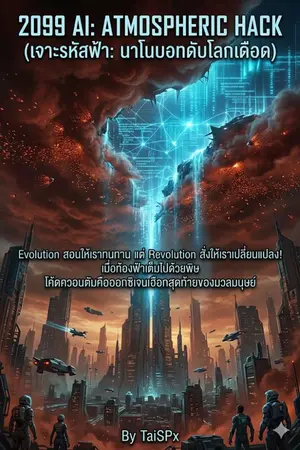 ปกนิยาย 2099 AI: Atmospheric Hack (เจาะรหัสฟ้า: นาโนบอทดับโลกเดือด)