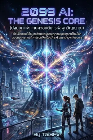 ปกนิยาย 2099 AI: The Genesis Core (ปฐมบทแห่งแกนควอนตัม: รหัสผูกวิญญาณ)
