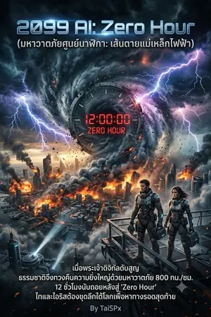 ปกนิยาย 2099 AI: Zero Hour (มหาวาตภัยศูนย์นาฬิกา: เส้นตายแม่เหล็กไฟฟ้า)