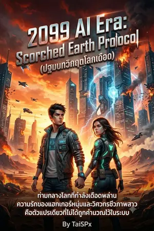 ปกนิยาย 2099 AI Era: Scorched Earth Protocol (ปฐมบทวิกฤตโลกเดือด)