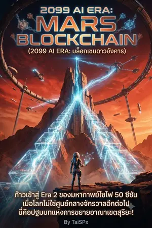 ปกนิยาย 2099 AI Era: Mars Blockchain (2099 AI Era: บล็อกเชนดาวอังคาร)