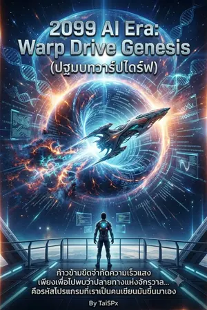 ปกนิยาย 2099 AI Era: Warp Drive Genesis (ปฐมบทวาร์ปไดร์ฟ)