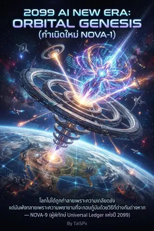 ปกนิยาย 2099 AI New Era: Orbital Genesis (กำเนิดใหม่ NOVA-1)