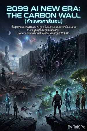 ปกนิยาย 2099 AI New Era: The Carbon Wall (กำแพงคาร์บอน)