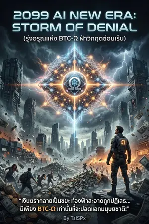 ปกนิยาย 2099 AI New Era: Storm of Denial (รุ่งอรุณแห่ง BTC-Ω ฝ่าวิกฤตซ่อนเร้น)