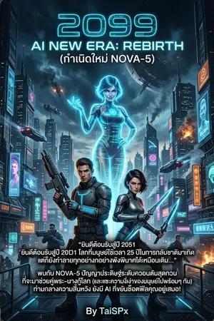 ปกนิยาย 2099 AI New Era: Rebirth (กำเนิดใหม่ Nova-5)
