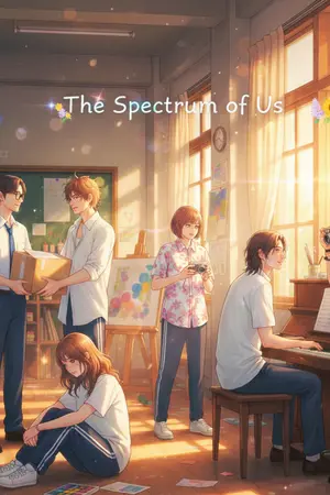 ปกนิยาย "บทเรียนรัก...ไม่จำกัดนิยาม" (The Spectrum of Us)