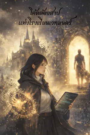 ปกนิยาย โค้ดต้องสาปแห่งโรงเรียนเวทมนตร์