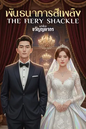 ปกนิยาย พันธนาการสีเพลิง (The Fiery Shackle)