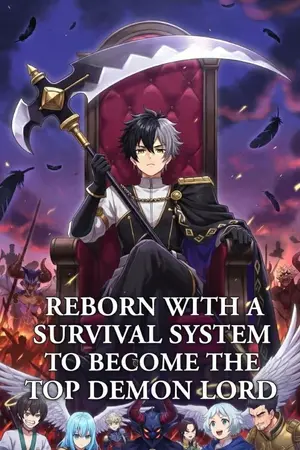 ปกนิยาย เกิดใหม่มีระบบหนีตายขึ้นเป็นจอมมารระดับท็อป