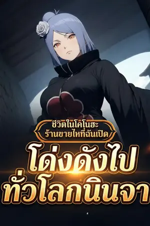 ปกนิยาย ชีวิตในโคโนฮะ: ร้านขายไหที่ฉันเปิดโด่งดังไปทั่วโลกนินจา
