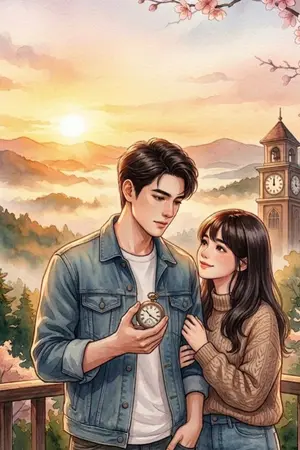 ปกนิยาย วันที่นาฬิกาของเราหมุนไปพร้อมกัน