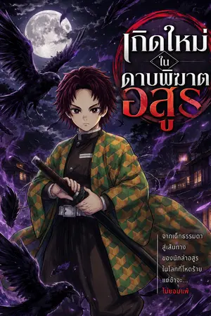 ปกนิยาย เกิดใหม่ในดาบพิฆาตอสูร!