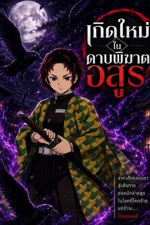 ปกนิยาย เกิดใหม่ในดาบพิฆาตอสูร!